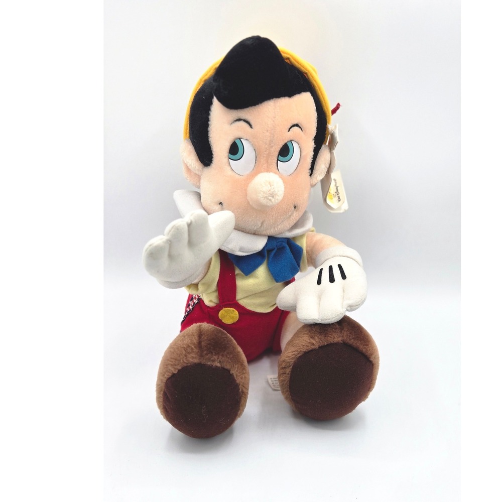 Vintage year 1986 Disneyland Walt Disney Pinocchio Plush 10 Inch Sitting NWT